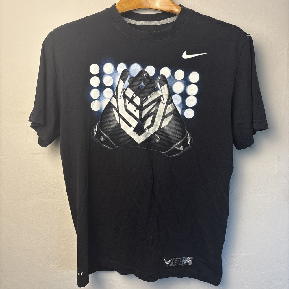 Vintage Calvin Johnson Megatron Detroit Lions XL T Shirt Black